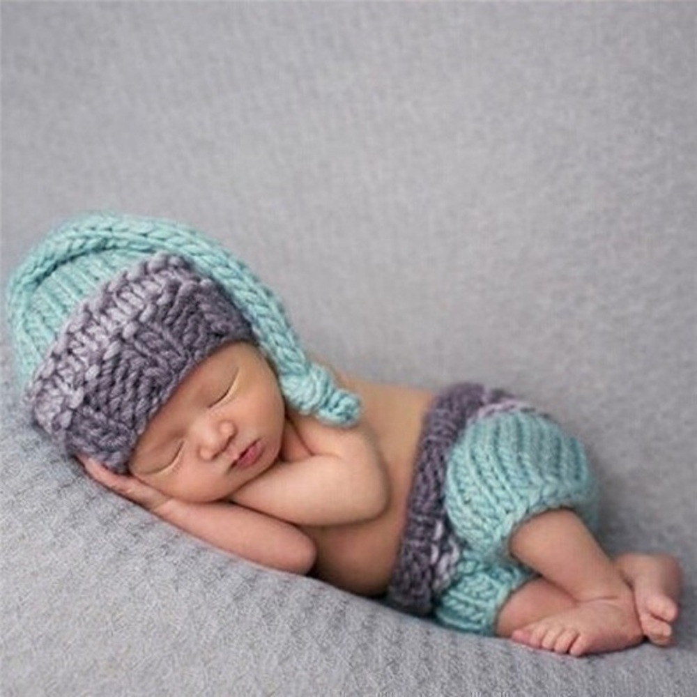 Newborn baby crochet photography props